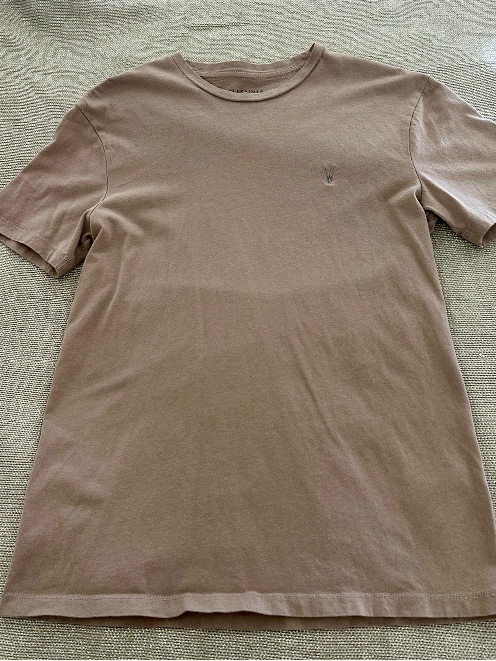 All Saints Men’s Brace Cotton Tee - Brown